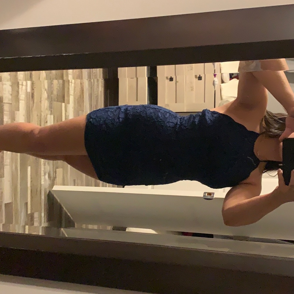 Blue dress